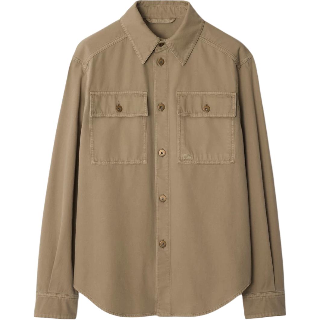 Рубашка с длинными рукавами и вышивкой Ekd Burberry, хаки
Рубашка с длинными рукавами и вышивкой Ekd Burberry, хаки