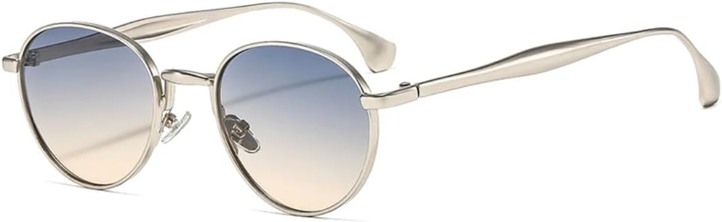 Ретро металлические круглые панк-солнцезащитные очки для мужчин, защита от УФ-излучения UV400, модные градиентные солнцезащитные очки для женщин SZVVBKK, Silver Blue Tea
Ретро металлические круглые панк-солнцезащитные очки для мужчин, защита от УФ-излучения UV400, модные градиентные солнцезащитные очки для женщин SZVVBKK, Silver Blue Tea