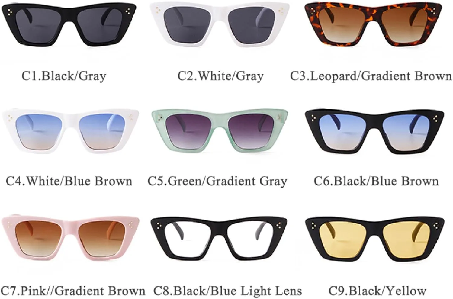 Солнцезащитные очки с защитой от УФ-излучения UV400 | Синяя «кошачий глаз» | Для женщин и мужчин, для занятий спортом на открытом воздухе и вождения DSVIGF, 09
Солнцезащитные очки с защитой от УФ-излучения UV400 | Синяя «кошачий глаз» | Для женщин и мужчин, для занятий спортом на открытом воздухе и вождения DSVIGF, 09