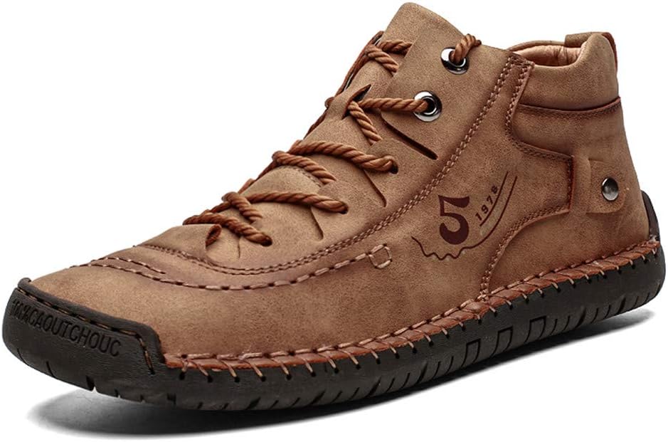 Мужские кожаные кроссовки LLTMALL ручной работы с защитой от ударов, спортивные повседневные кроссовки для прогулок на открытом воздухе, коричневый
Мужские кожаные кроссовки LLTMALL ручной работы с защитой от ударов, спортивные повседневные кроссовки для прогулок на открытом воздухе, коричневый