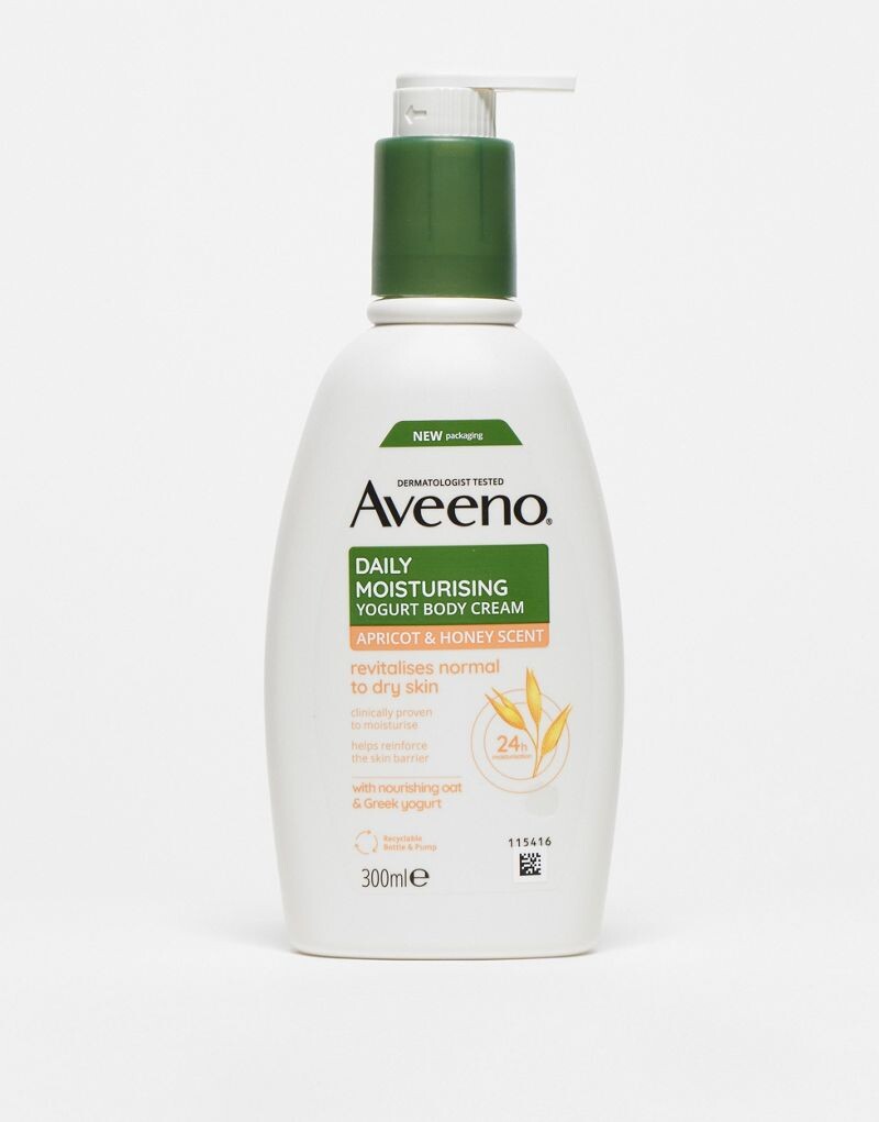 Aveeno Daily Увлажняющий йогуртовый крем для тела с ароматом абрикоса и меда, 300 мл 
Aveeno Daily Увлажняющий йогуртовый крем для тела с ароматом абрикоса и меда, 300 мл