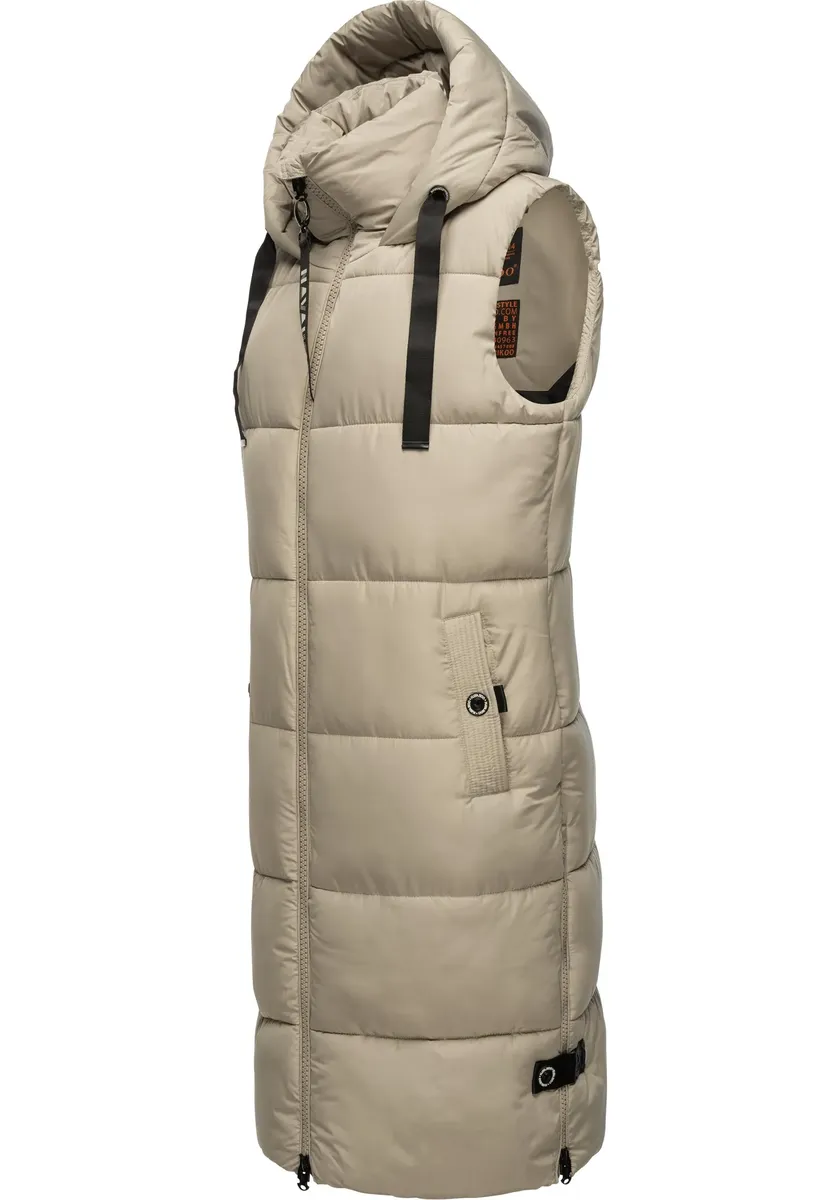 Стеганый жилет Navahoo "Schnuffelchen" (1 шт.), теплый женский уличный жилет длинный с капюшоном, серый
Стеганый жилет Navahoo "Schnuffelchen" (1 шт.), теплый женский уличный жилет длинный с капюшоном, серый