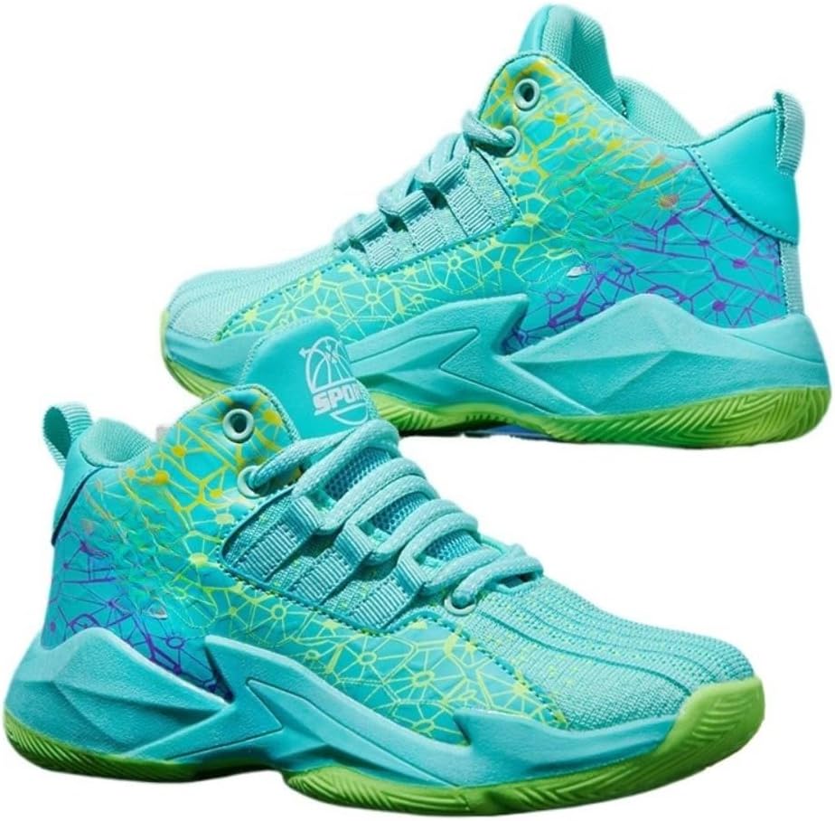 Кроссовки для баскетбола Spedify Youth с высоким верхом, легкие, дышащие, модные спортивные кроссовки для мальчиков и девочек, большие размеры для мужчин и женщин, зеленый
Кроссовки для баскетбола Spedify Youth с высоким верхом, легкие, дышащие, модные спортивные кроссовки для мальчиков и девочек, большие размеры для мужчин и женщин, зеленый