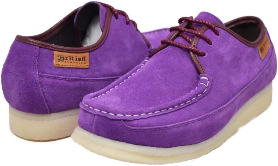 Коллекция British Crown Plus: удобные и стильные мужские замшевые туфли на шнуровке British Collection, фиолетовый
Коллекция British Crown Plus: удобные и стильные мужские замшевые туфли на шнуровке British Collection, фиолетовый