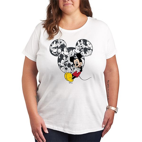 Футболка с принтом в виде коллажа из ушей Микки Мауса Plus size Disney, White
Футболка с принтом в виде коллажа из ушей Микки Мауса Plus size Disney, White
