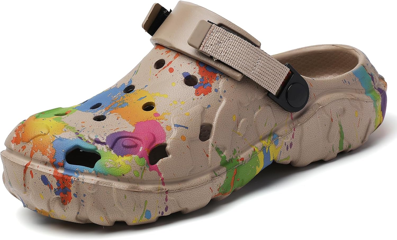 Мужские сандалии с цветным всплеском EVA - легкие дышащие тапочки на садку с регулируемым ремешком, водонепроницаемые антискользящие летние сандалии для пляжа, сада и повседневной носки Eliogn, хаки
Мужские сандалии с цветным всплеском EVA - легкие дышащие тапочки на садку с регулируемым ремешком, водонепроницаемые антискользящие летние сандалии для пляжа, сада и повседневной носки Eliogn, хаки