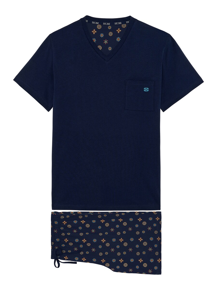 Короткая пижама HOM Mandala, темно-синий
Короткая пижама HOM Mandala, темно-синий