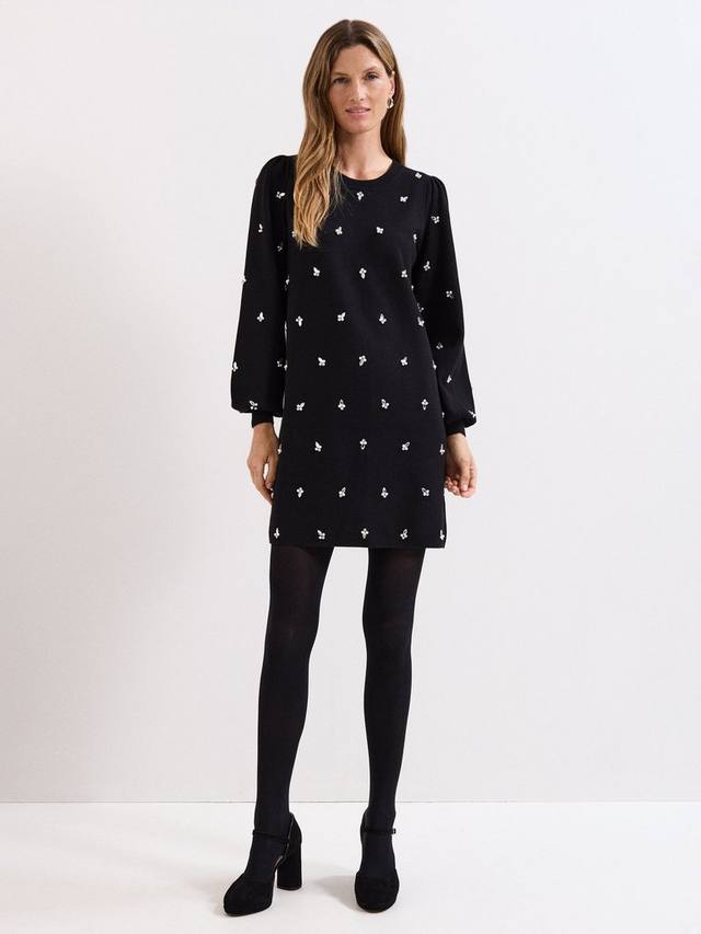 Платье-джемпер Cindy с драгоценными камнями из вискозы LENZING ECOVERO Phase Eight, Black
Платье-джемпер Cindy с драгоценными камнями из вискозы LENZING ECOVERO Phase Eight, Black