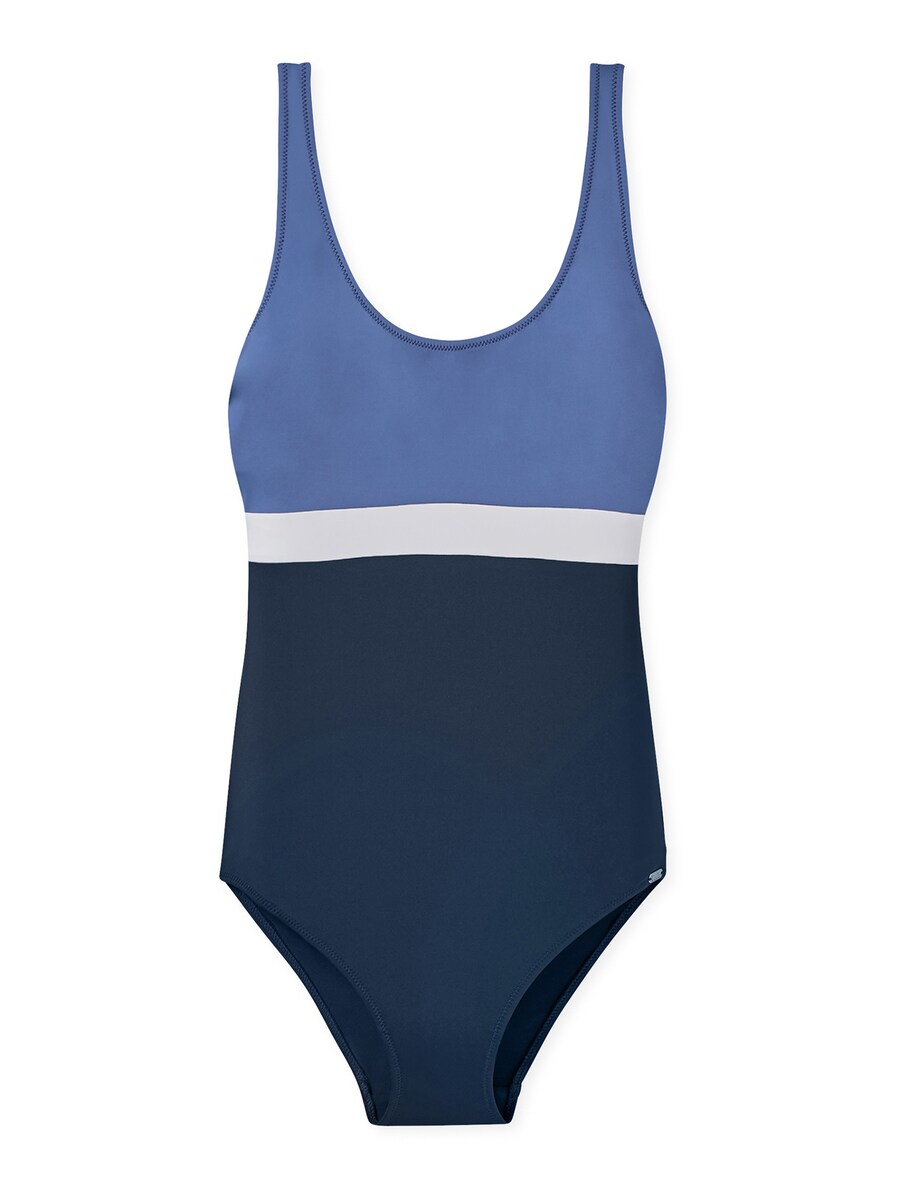 Купальник SCHIESSER Ocean Swim, цвет Blue/Dark blue/White 
Купальник SCHIESSER Ocean Swim, цвет Blue/Dark blue/White
