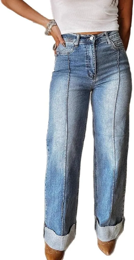 Женские джинсы Mid Rise с прямыми штанинами и рваным эффектом YADMISU
Женские джинсы Mid Rise с прямыми штанинами и рваным эффектом YADMISU