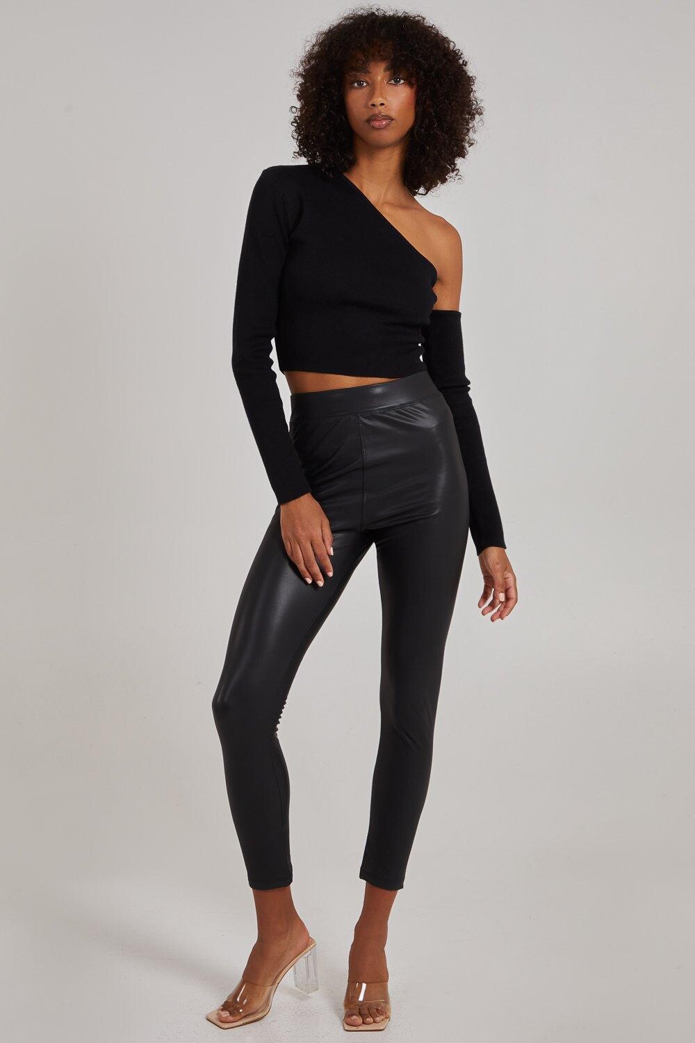 Брюки на подкладке из искусственной кожи Pink Vanilla, черный
Брюки на подкладке из искусственной кожи Pink Vanilla, черный