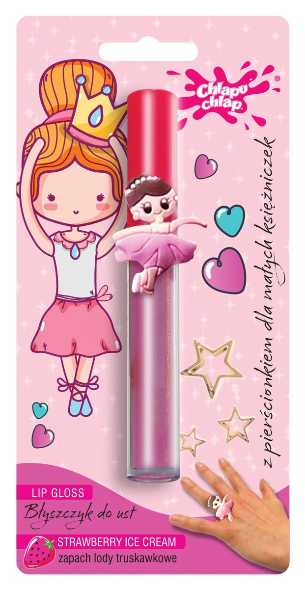 CHLAPU CHLAP Блеск для губ с кольцом - клубничное мороженое 1 шт
CHLAPU CHLAP Блеск для губ с кольцом - клубничное мороженое 1 шт
