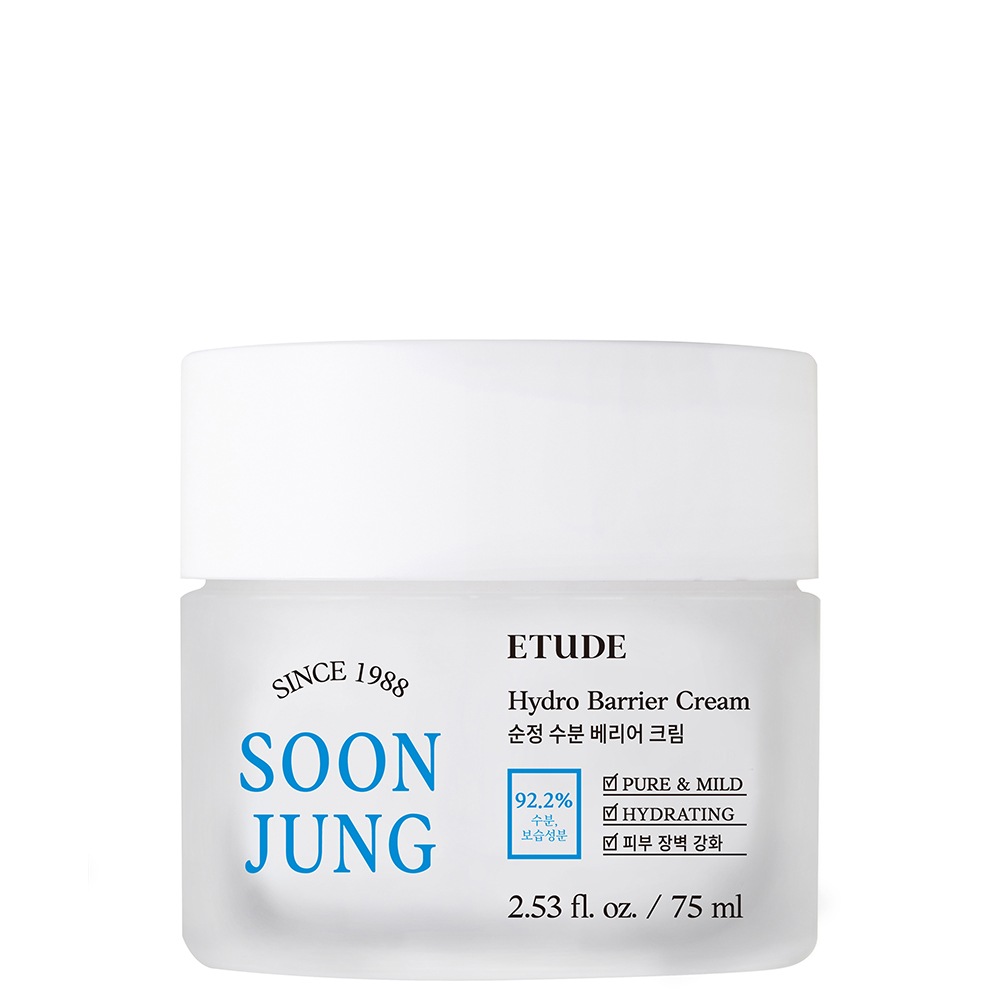 Крем для лица soon jung hydro barrier cream Etude, объем 75 мл
Крем для лица soon jung hydro barrier cream Etude, объем 75 мл