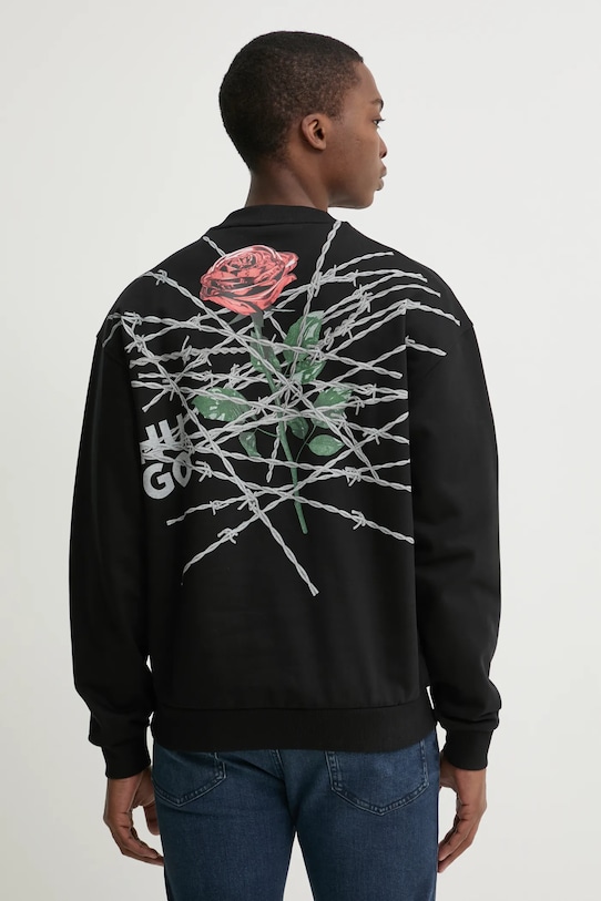 Хлопковая толстовка Hugo, черный
Хлопковая толстовка Hugo, черный