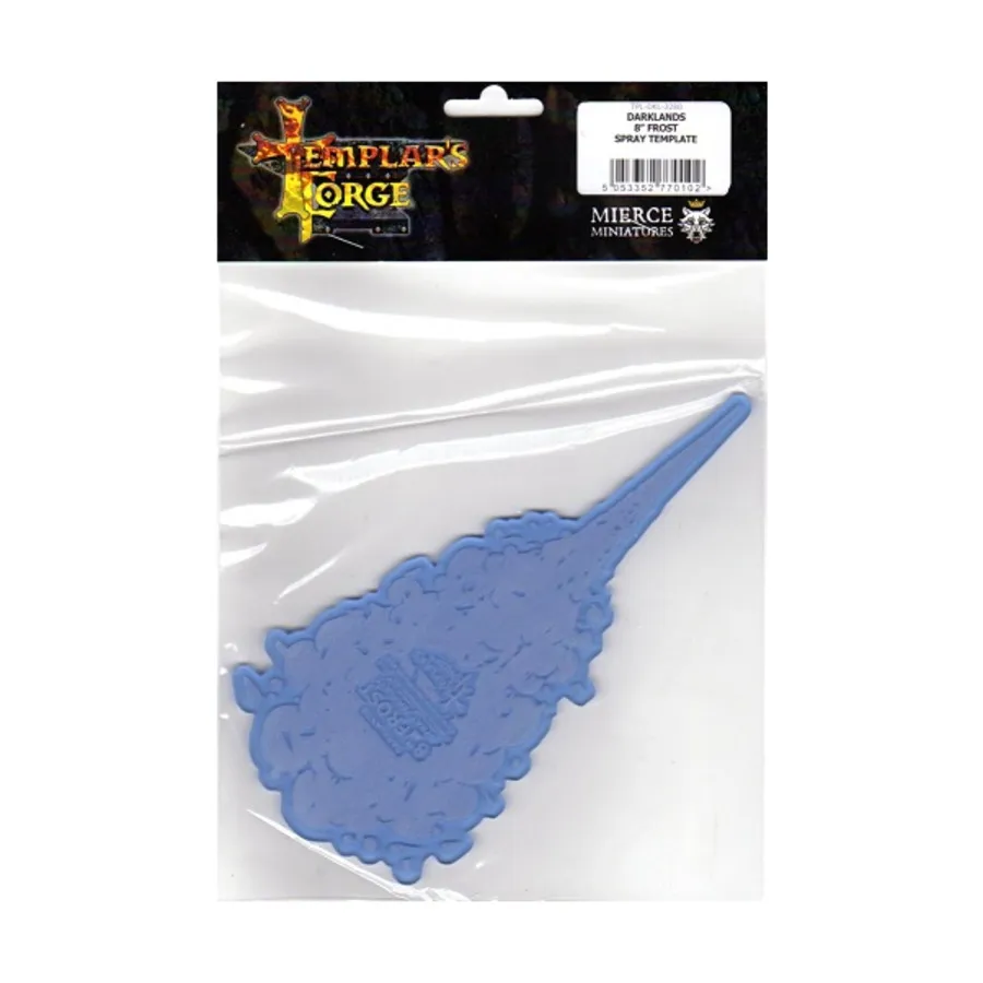 Шаблон - 8-дюймовый ледяной спрей, Darklands Miniatures - Bases, Dice & Other Accessories
Шаблон - 8-дюймовый ледяной спрей, Darklands Miniatures - Bases, Dice & Other Accessories