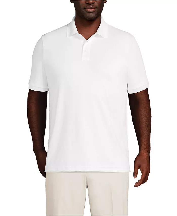 Большие и высокие школьные поло с коротким рукавом из хлопка Supima Lands' End, белый
Большие и высокие школьные поло с коротким рукавом из хлопка Supima Lands' End, белый