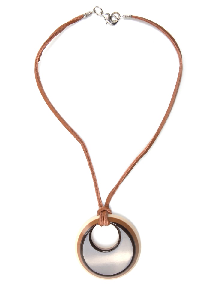 Collezione alessandro Короткое ожерелье «Мина» коричневого цвета
Collezione alessandro Короткое ожерелье «Мина» коричневого цвета