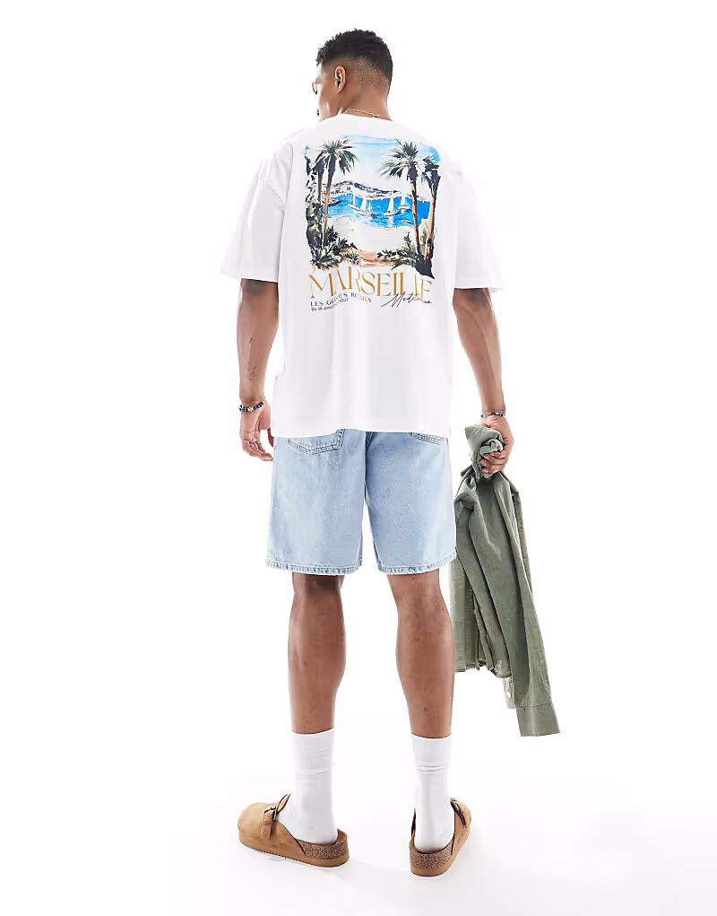 Футболка свободного кроя ASOS DESIGN с живописным рисунком белого цвета
Футболка свободного кроя ASOS DESIGN с живописным рисунком белого цвета