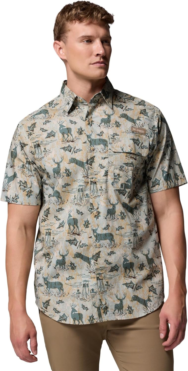 Рубашка Columbia Mens Sharptail с коротким рукавом. Рубашка Sharptail с коротким рукавом., Niagara Hunt Stand
Рубашка Columbia Mens Sharptail с коротким рукавом. Рубашка Sharptail с коротким рукавом., Niagara Hunt Stand