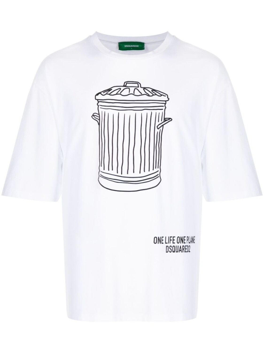 DSQUARED2 футболка из органического хлопка с графичным принтом, белый
DSQUARED2 футболка из органического хлопка с графичным принтом, белый