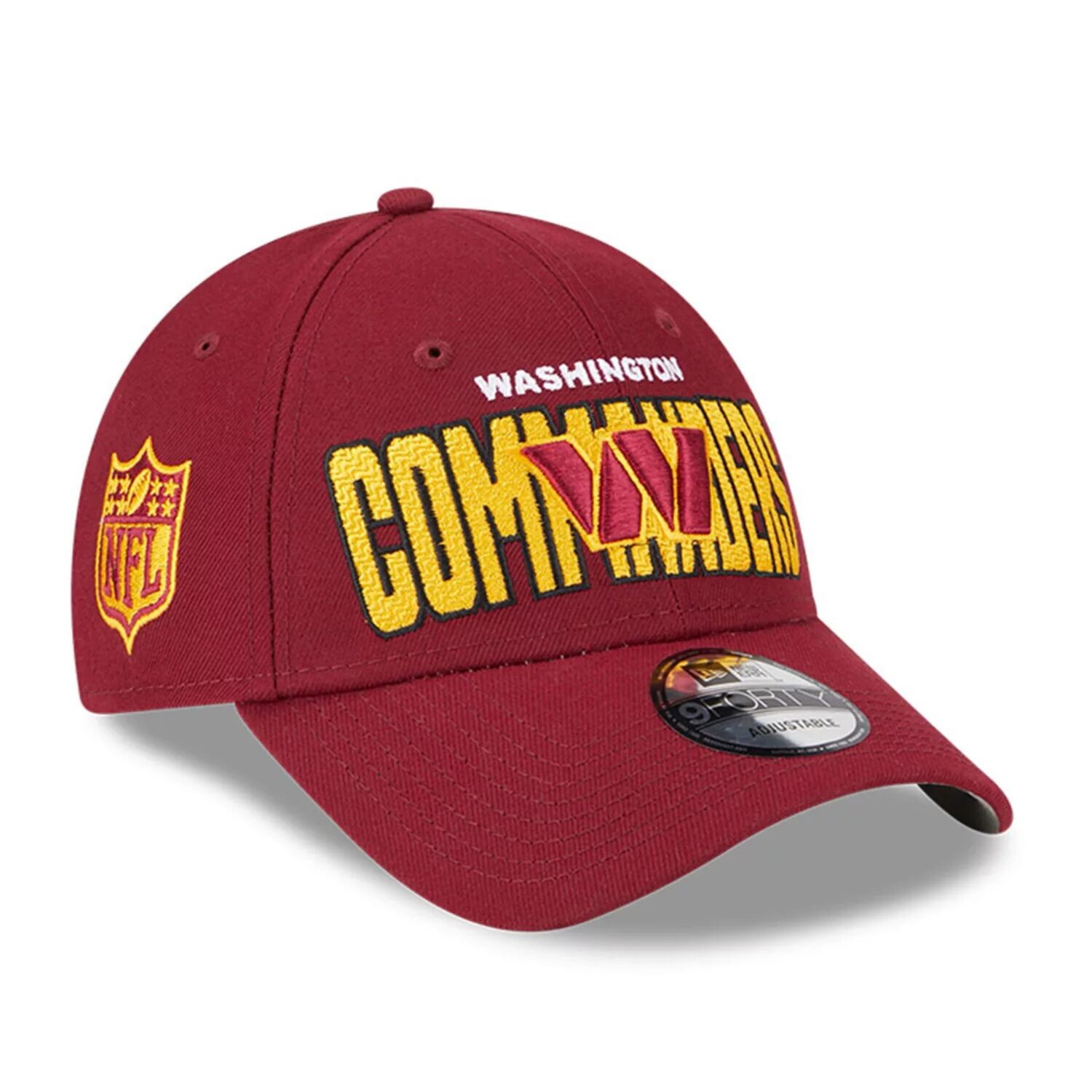 Мужская регулируемая кепка New Era бордового цвета Washington Commanders 2023 NFL Draft 9FORTY
Мужская регулируемая кепка New Era бордового цвета Washington Commanders 2023 NFL Draft 9FORTY