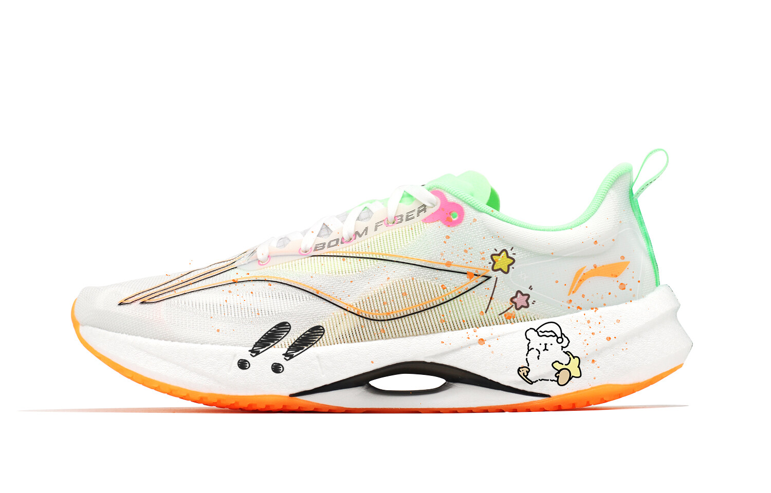 Кроссовки Super Light 21 для бега мужские с низким верхом белые/оранжевые/зеленые Lining
Кроссовки Super Light 21 для бега мужские с низким верхом белые/оранжевые/зеленые Lining