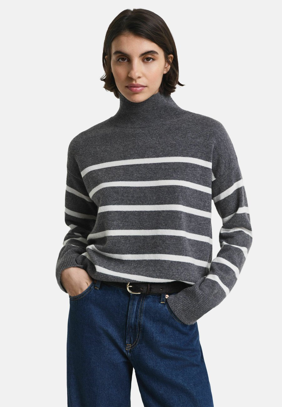 Джемпер GANT SUPERFINE STRIPE MOCK, Charcoal Melange/Grey
Джемпер GANT SUPERFINE STRIPE MOCK, Charcoal Melange/Grey