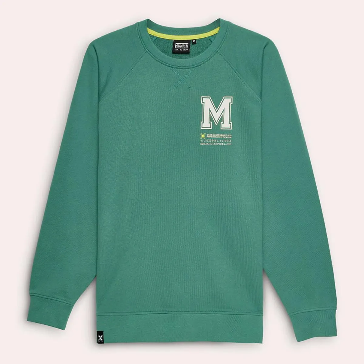 Свитшот взрослый университетский повседневный стиль зеленый Munich
Свитшот взрослый университетский повседневный стиль зеленый Munich