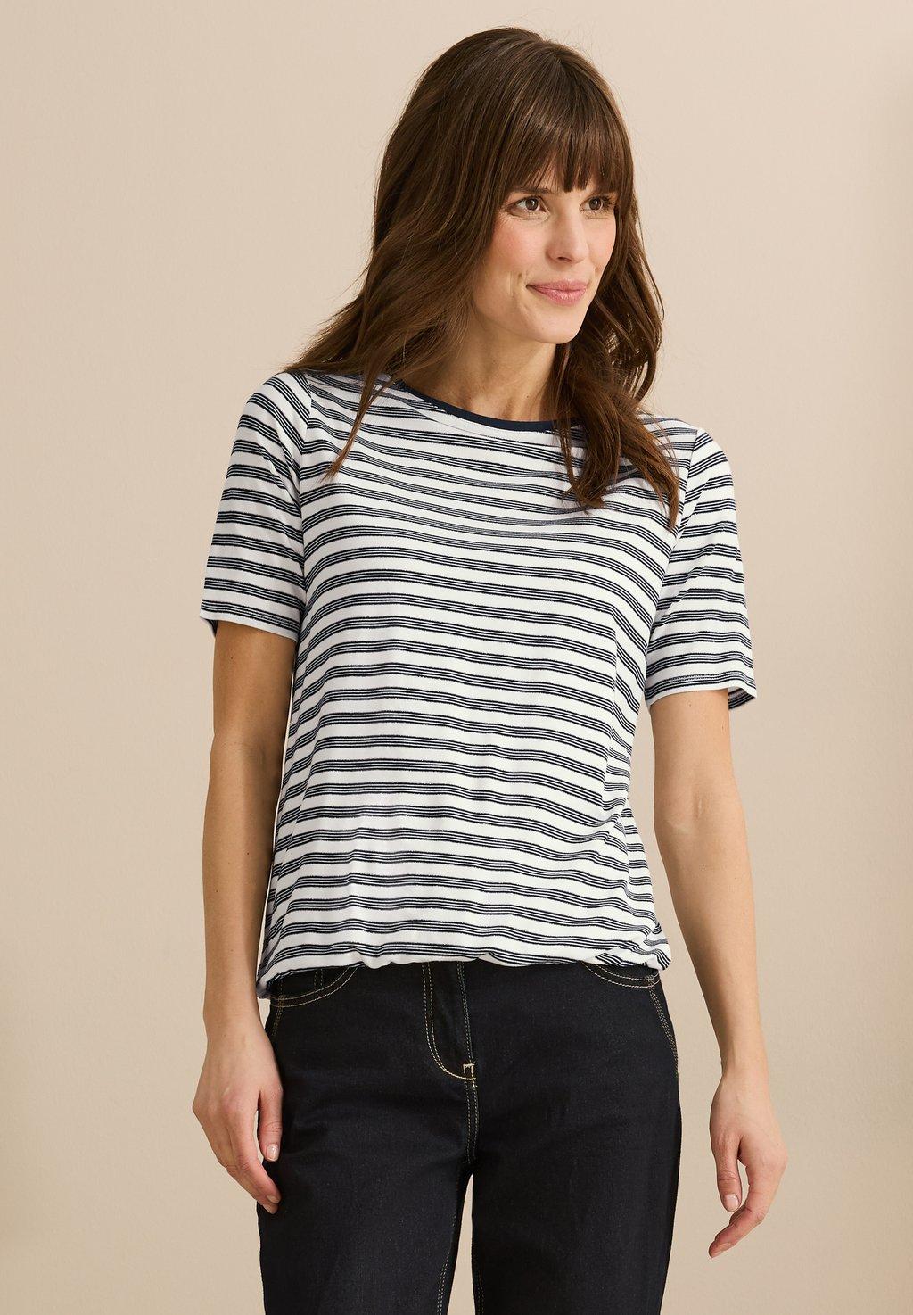 Футболка с принтом STREIFEN MIT GLITZER Cecil, синий
Футболка с принтом STREIFEN MIT GLITZER Cecil, синий