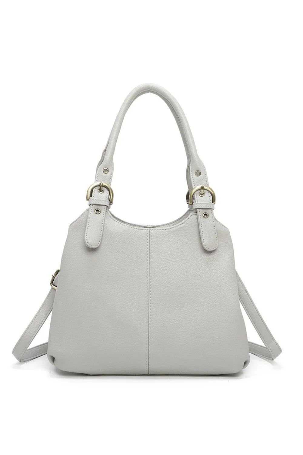 Сумка-трансформер Drei из искусственной кожи с тремя отделениями и регулируемыми ремнями Fontanella Fashion, серый
Сумка-трансформер Drei из искусственной кожи с тремя отделениями и регулируемыми ремнями Fontanella Fashion, серый