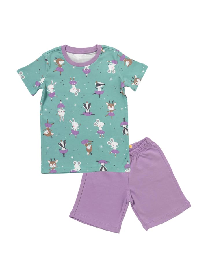 Schlummersack Детские короткие шорты из органического хлопка мятно-фиолетового цвета
Schlummersack Детские короткие шорты из органического хлопка мятно-фиолетового цвета