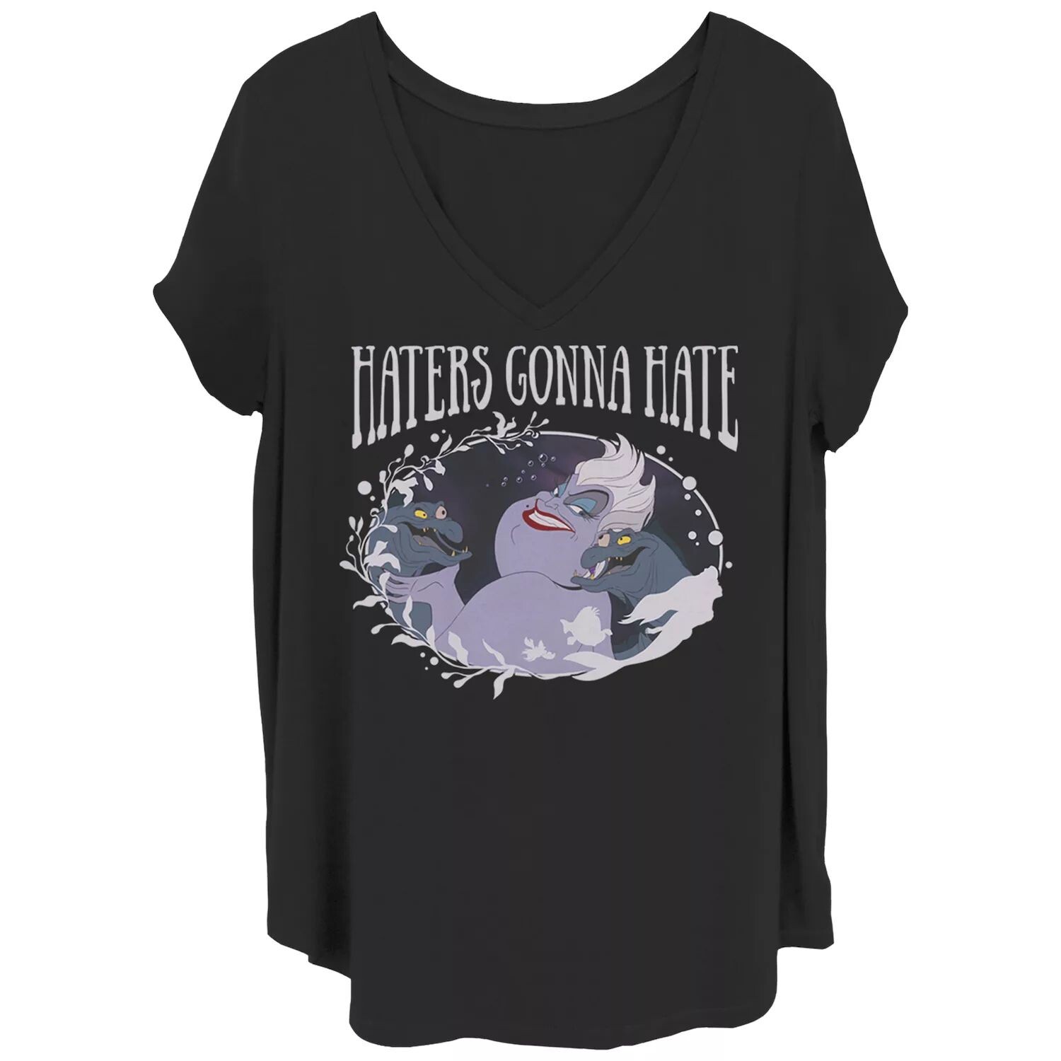 Футболка Juniors Plus Disney The Little Mermaid Ursula Haters Gonna Hate Tee Licensed Character, черный
Футболка Juniors Plus Disney The Little Mermaid Ursula Haters Gonna Hate Tee Licensed Character, черный