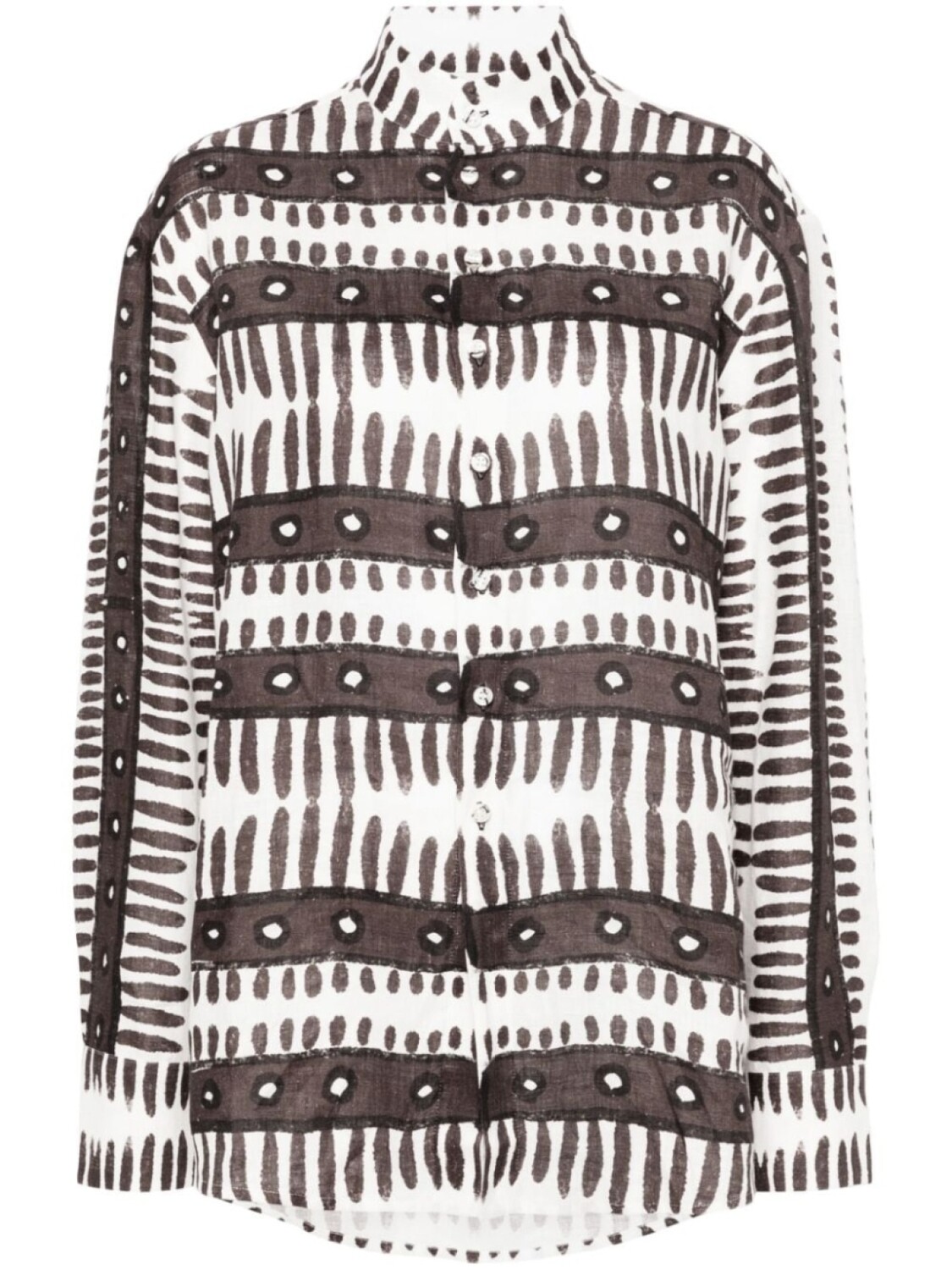 Maison La Plage рубашка Kenya с абстрактным принтом, коричневый
Maison La Plage рубашка Kenya с абстрактным принтом, коричневый