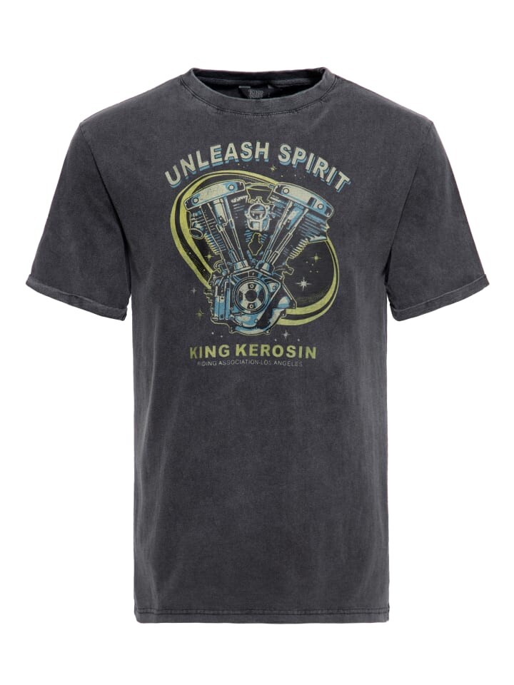 Футболка King Kerosin Unleash Spirit, черный
Футболка King Kerosin Unleash Spirit, черный