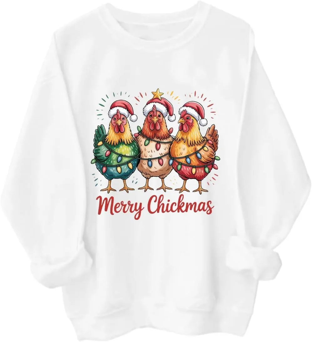 Свитшот Merry Chickmas с цыплятами, рождественская толстовка с капюшоном для мужчин и женщин LNDOCAI
Свитшот Merry Chickmas с цыплятами, рождественская толстовка с капюшоном для мужчин и женщин LNDOCAI