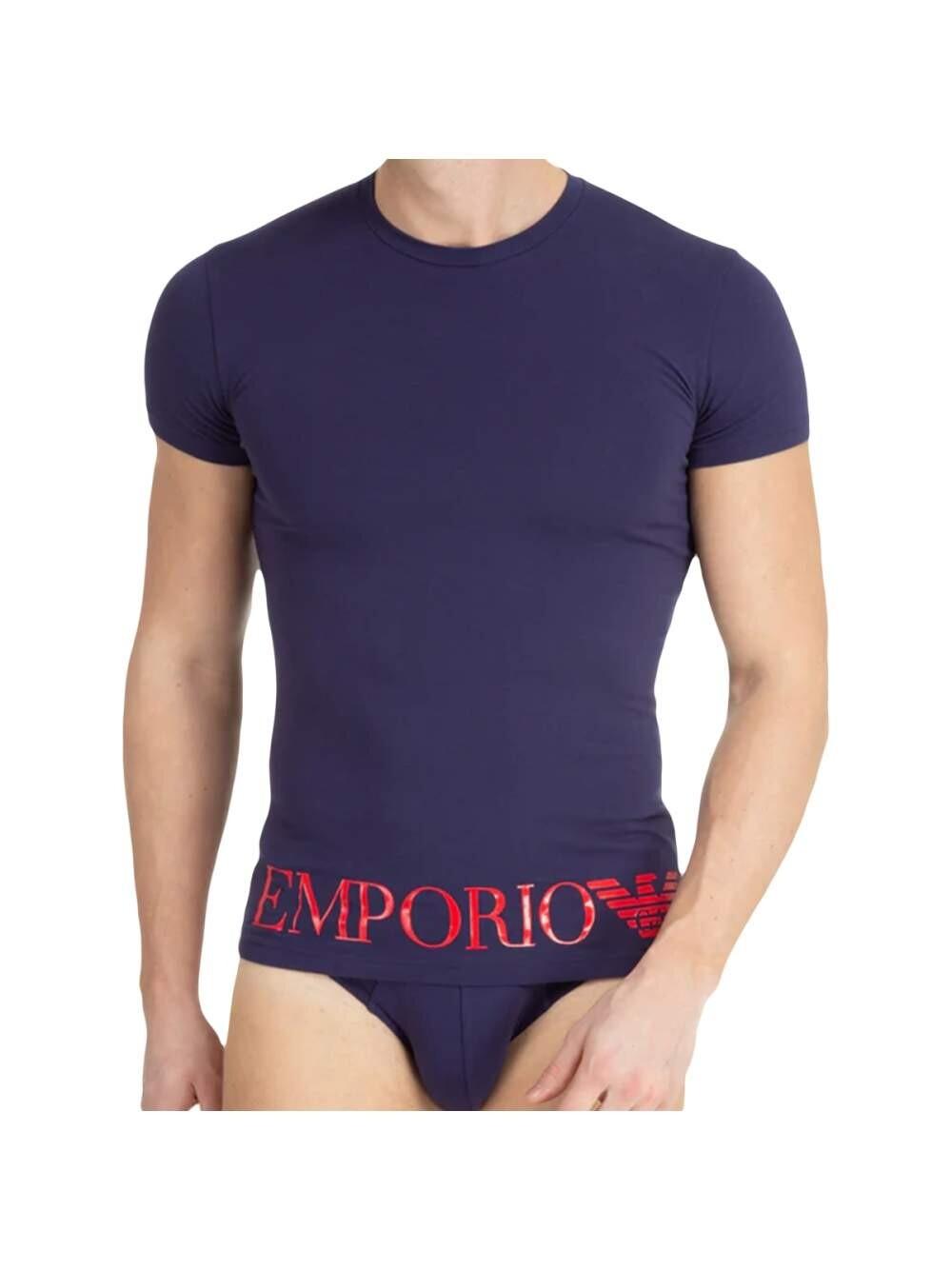 Футболка c вырезом Emporio Armani, синий
Футболка c вырезом Emporio Armani, синий