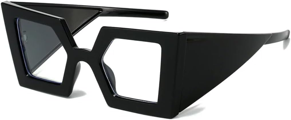 Панк-солнцезащитные очки для женщин, роскошные, в крупной оправе, винтажные солнцезащитные очки для женщин, модные, для активного отдыха, защита от УФ-излучения UV400 VRTRFFTR, Black Clear
Панк-солнцезащитные очки для женщин, роскошные, в крупной оправе, винтажные солнцезащитные очки для женщин, модные, для активного отдыха, защита от УФ-излучения UV400 VRTRFFTR, Black Clear