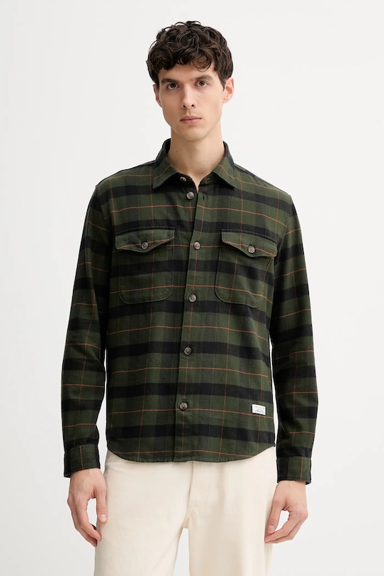 Хлопковая рубашка Marc O'Polo, зеленый
Хлопковая рубашка Marc O'Polo, зеленый