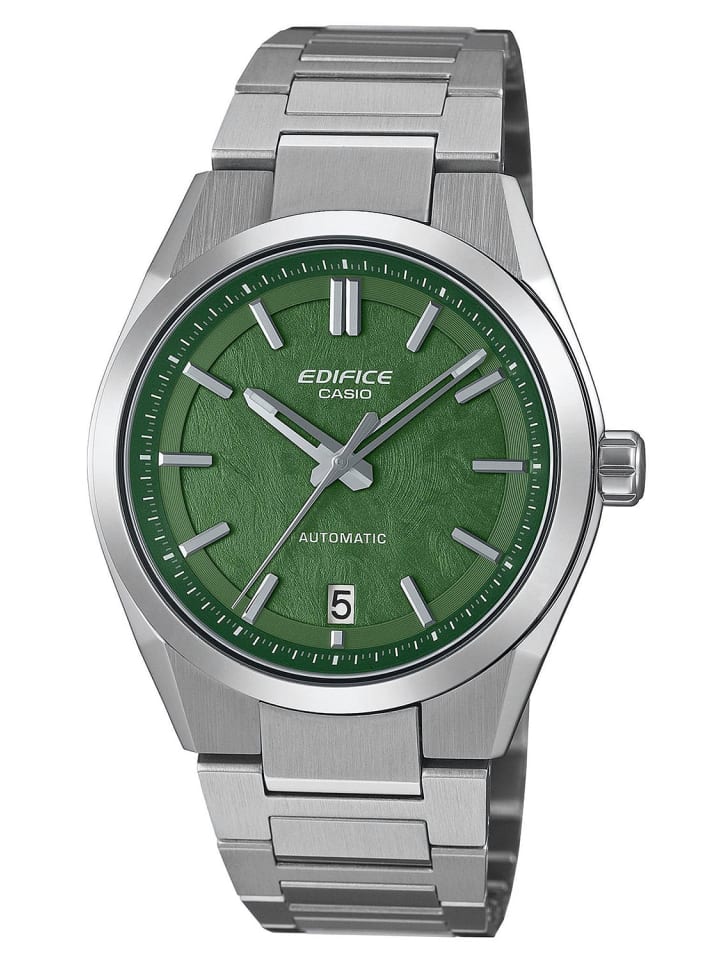 Casio Мужские автоматические наручные часы Edifice, сталь/зеленый
Casio Мужские автоматические наручные часы Edifice, сталь/зеленый