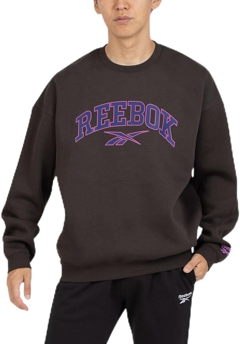 Мужская толстовка Reebok с большим логотипом, черный
Мужская толстовка Reebok с большим логотипом, черный