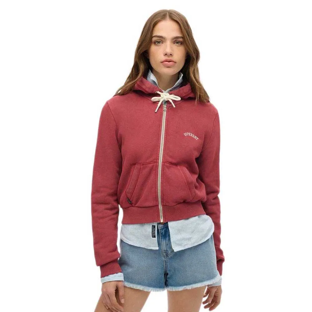 Толстовка Superdry Essential Logo Cropped full zip, красный
Толстовка Superdry Essential Logo Cropped full zip, красный