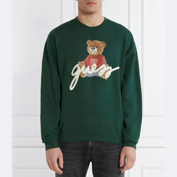 Толстовка обычного кроя Guess, зеленый
Толстовка обычного кроя Guess, зеленый