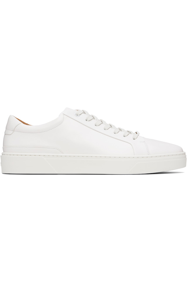 Кроссовки Gary из кожи на низкой подошве Boss, белый
Кроссовки Gary из кожи на низкой подошве Boss, белый