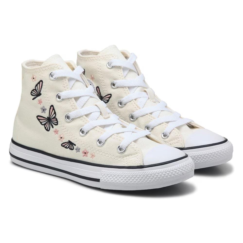 Детские кеды chuck taylor all star высокие little kid Converse, off white butterfly
Детские кеды chuck taylor all star высокие little kid Converse, off white butterfly