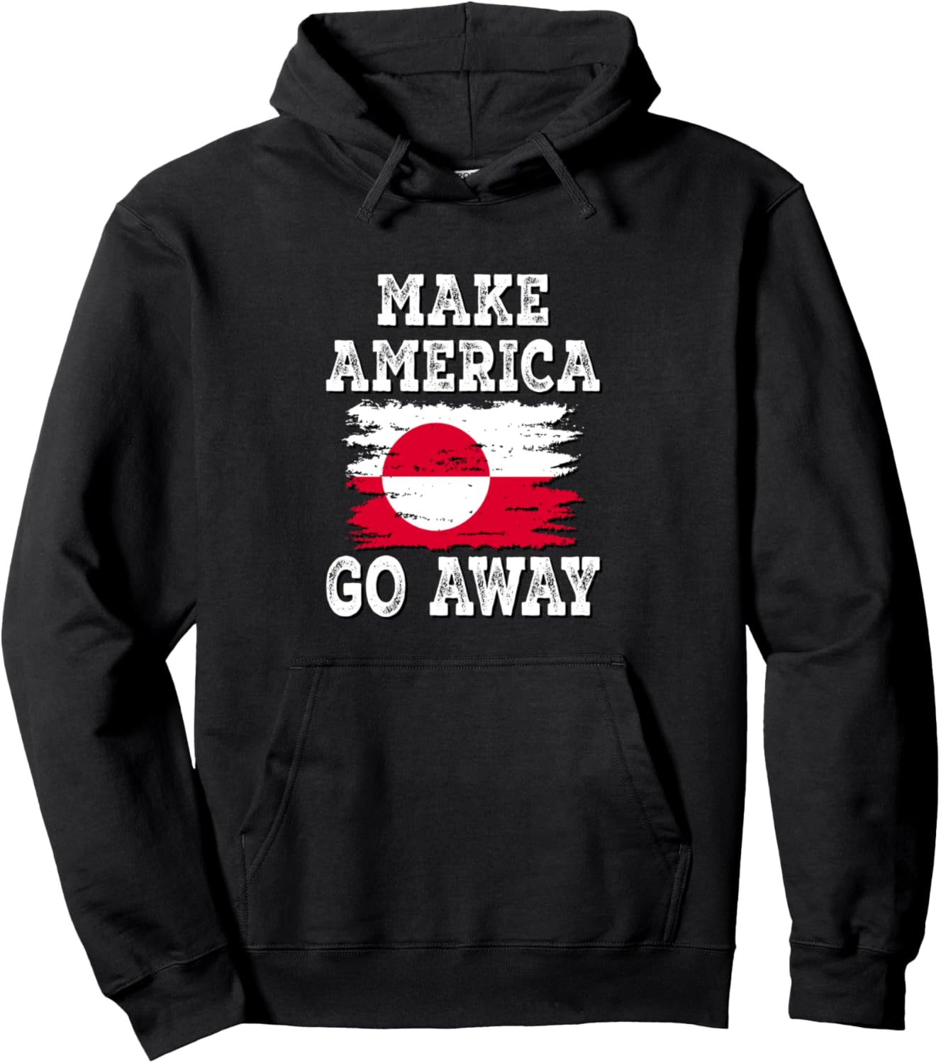 Худи с надписью Make America Go Away - флаг Гренландии All My Vices, черный
Худи с надписью Make America Go Away - флаг Гренландии All My Vices, черный