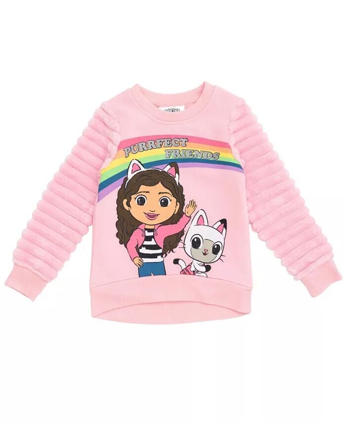 Флисовый меховой свитшот Pandy Paws для девочек для малышей , Детский Dreamworks Gabby'S Dollhouse, розовый
Флисовый меховой свитшот Pandy Paws для девочек для малышей , Детский Dreamworks Gabby'S Dollhouse, розовый