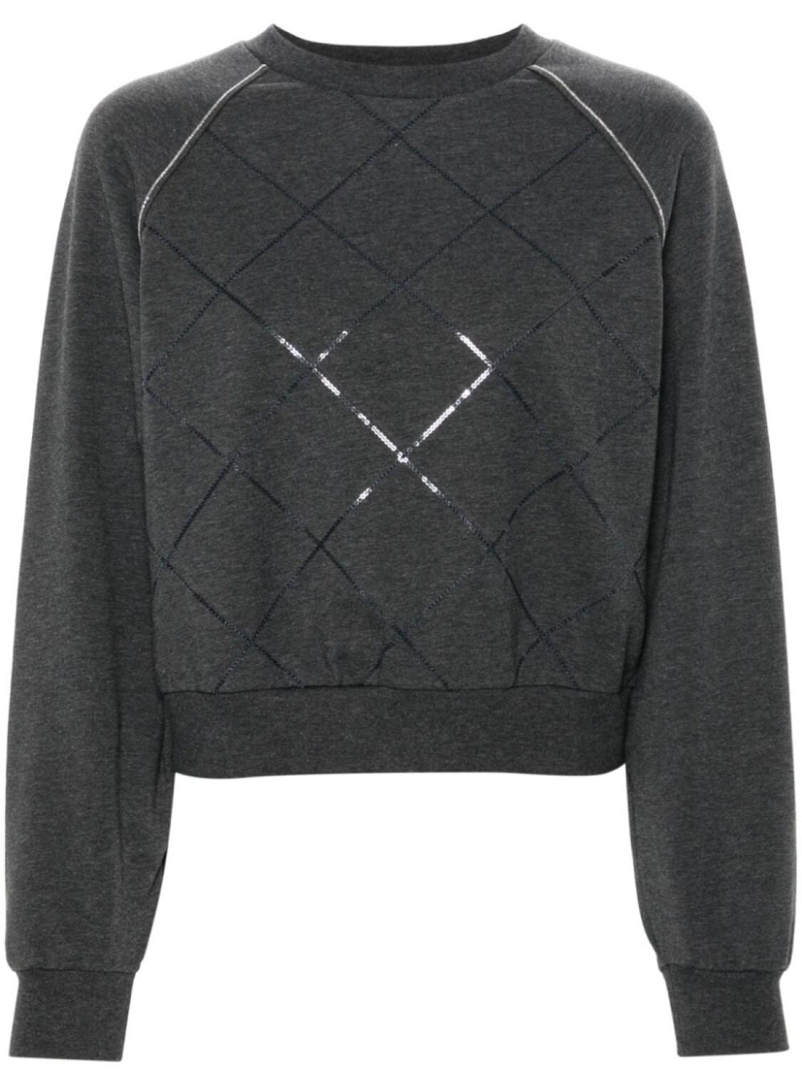 Peserico декорированная толстовка, серый
Peserico декорированная толстовка, серый