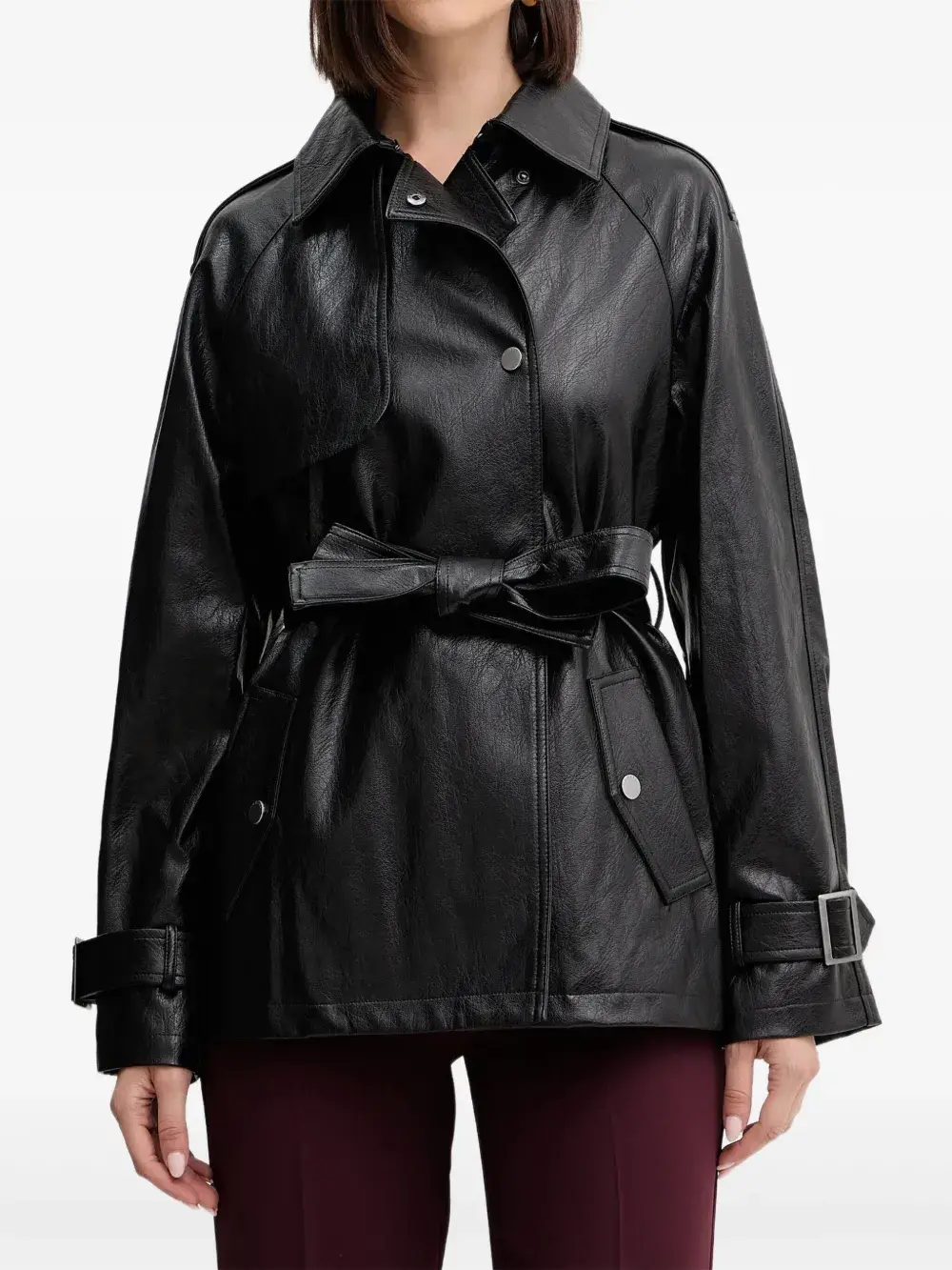 Куртка на пуговицах с поясом Guess Usa, черный
Куртка на пуговицах с поясом Guess Usa, черный