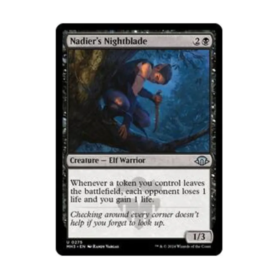 CCG Ночной клинок Надье (U), MTG - Modern Horizons 3
CCG Ночной клинок Надье (U), MTG - Modern Horizons 3