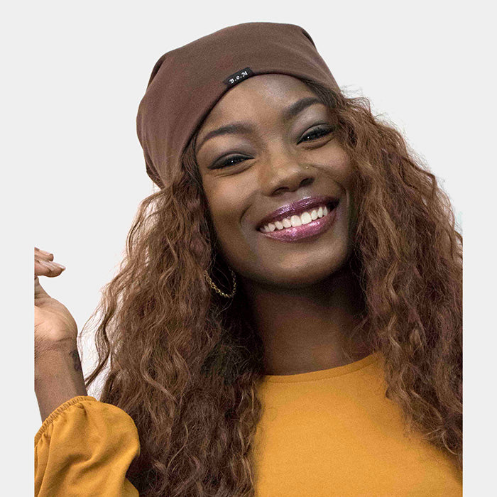 Однотонная шапка-бини с атласной подкладкой FASHNZFAB, коричневый
Однотонная шапка-бини с атласной подкладкой FASHNZFAB, коричневый